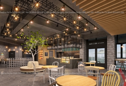 Interior design cafe Mr. Trung - Vinh